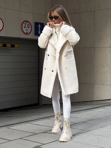 Drune | Lange Teddyjacke
