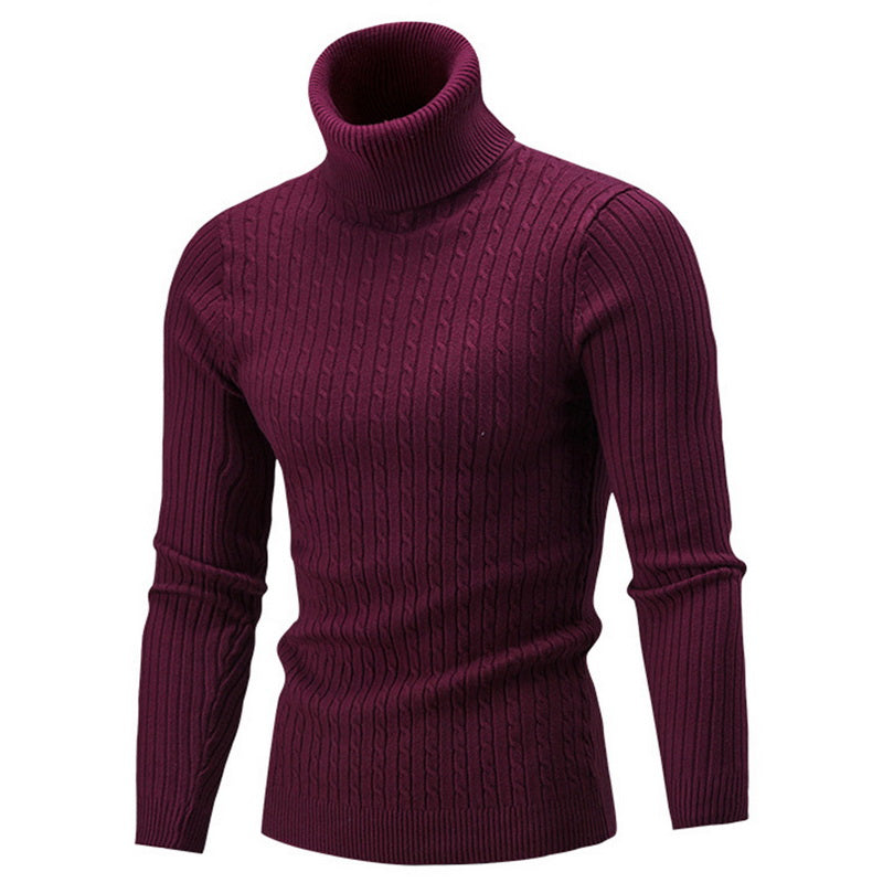 Drune | Herren Rollkragenpullover aus dicker Wolle mit hohem Kragen