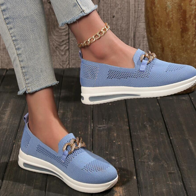 Drune | Elegante Slip-On-Loafer mit Kettendetail für Frauen