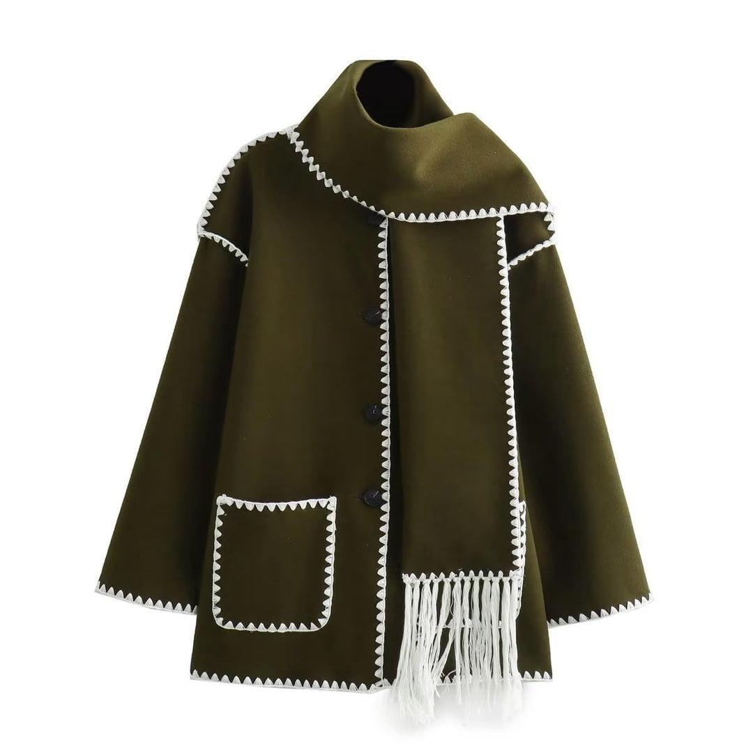 Drune | Wollmantel für Damen Grau Elegant und Stilvoll