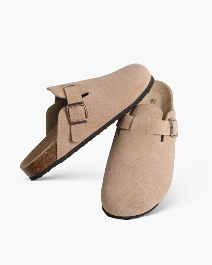 Drune | Bequemer Herren Clog Aus Wildleder Mit Ergonomischem Fußbett