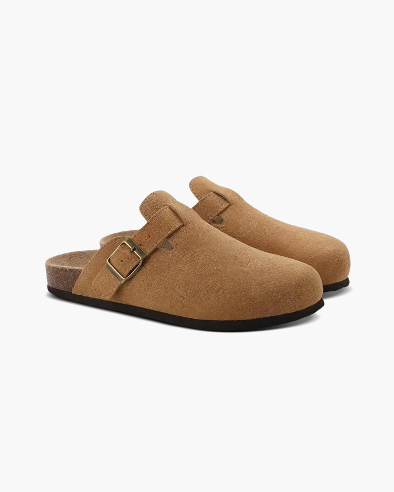 Drune | Bequemer Herren Clog Aus Wildleder Mit Ergonomischem Fußbett