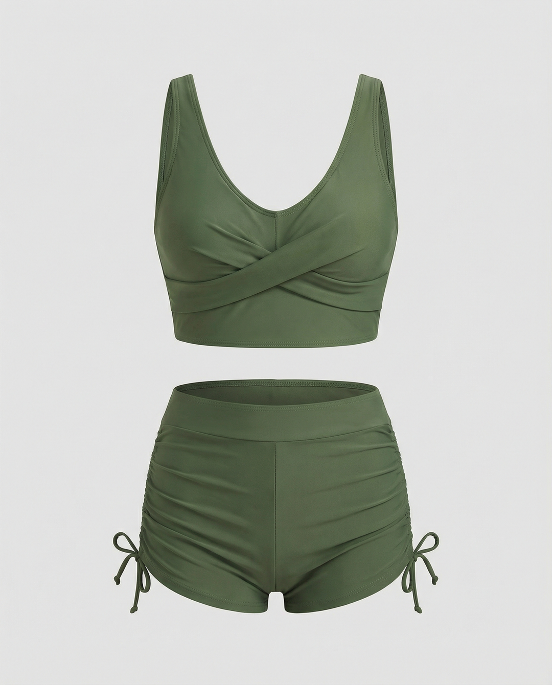 Drune | Olivgrün Active Bikini Satz