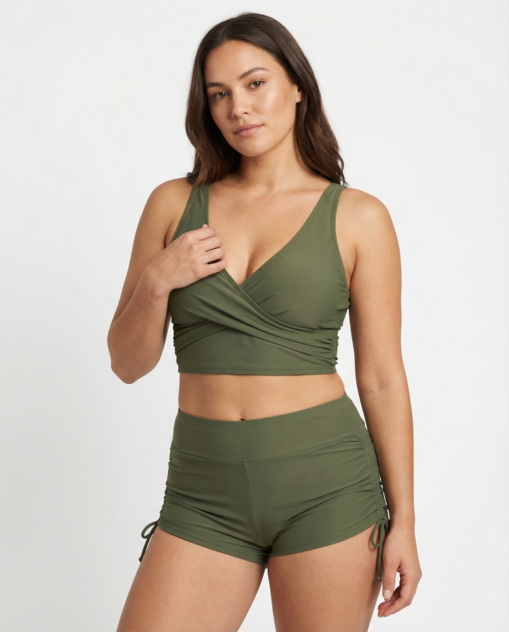 Drune | Olivgrün Active Bikini Satz