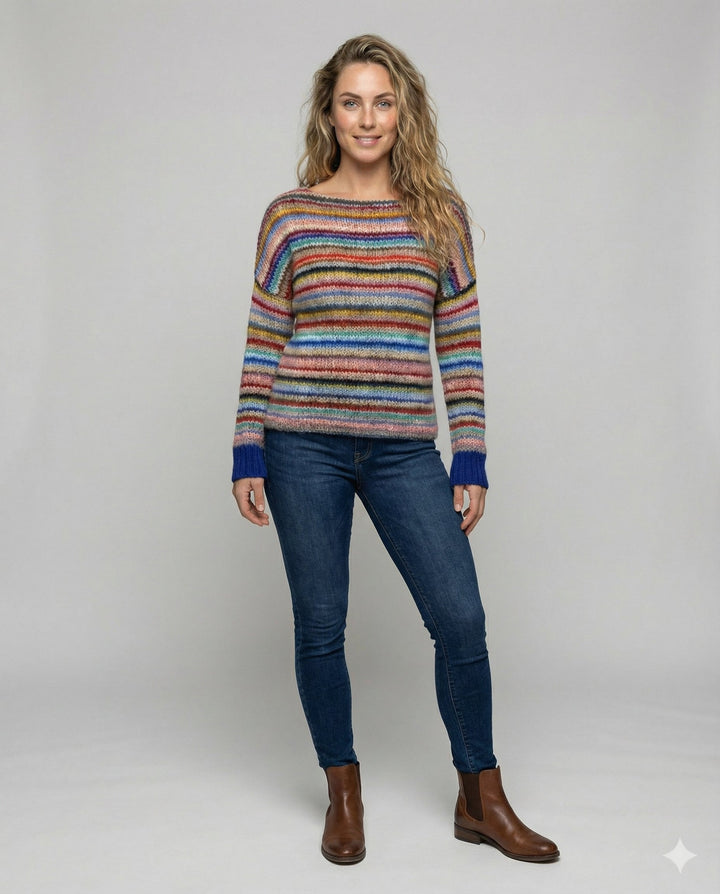 Damen Norwegerpullover mit Stilvollem Design & Gemütlicher Passform | Drune