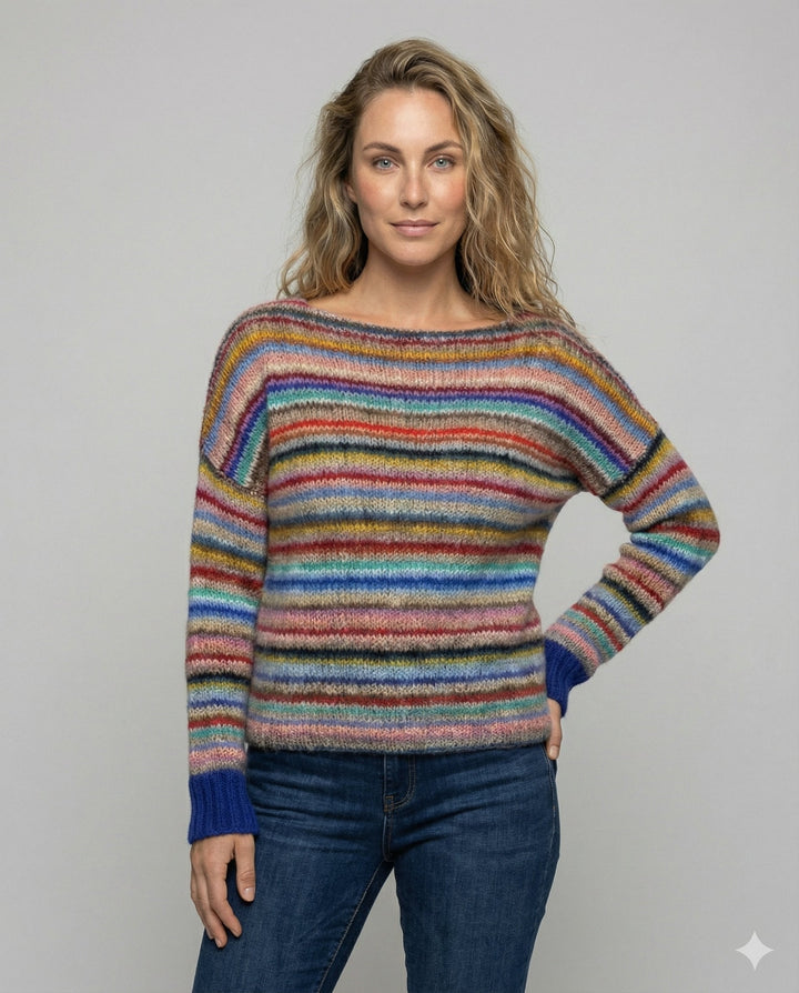 Damen Norwegerpullover mit Stilvollem Design & Gemütlicher Passform | Drune