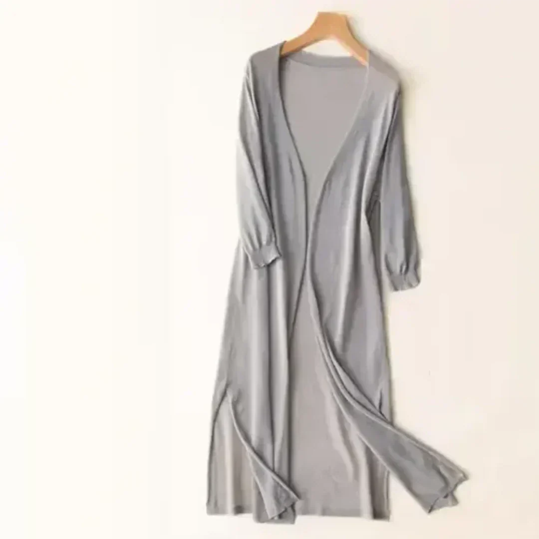 Drune | Lange und elegante Strickjacke für Damen