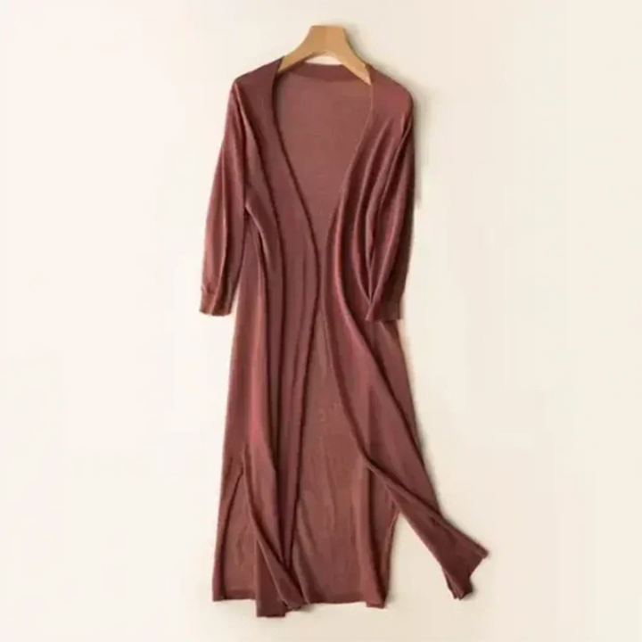 Drune | Lange und elegante Strickjacke für Damen