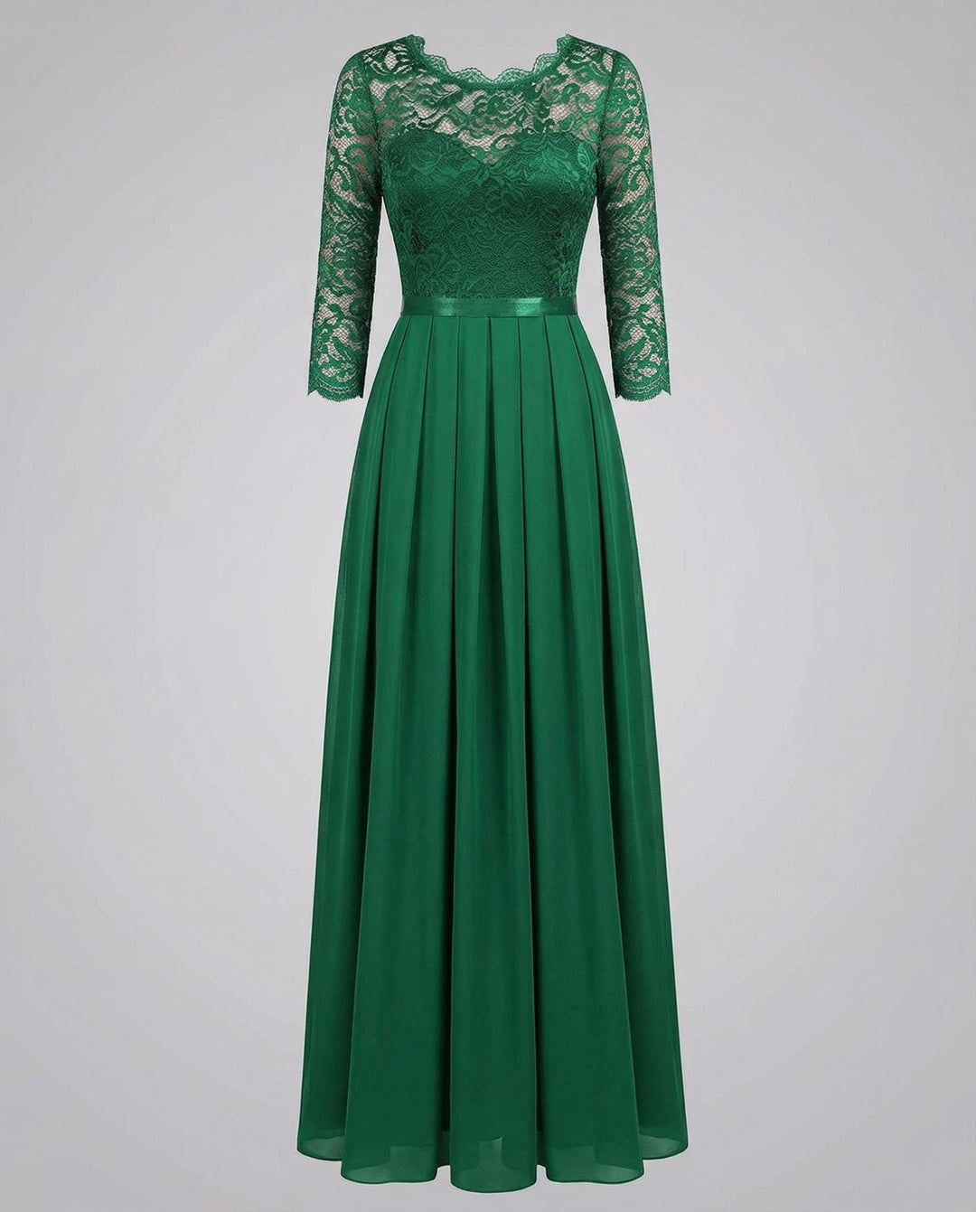 Elegantes Spitzen Brautjungfernkleid | Drune