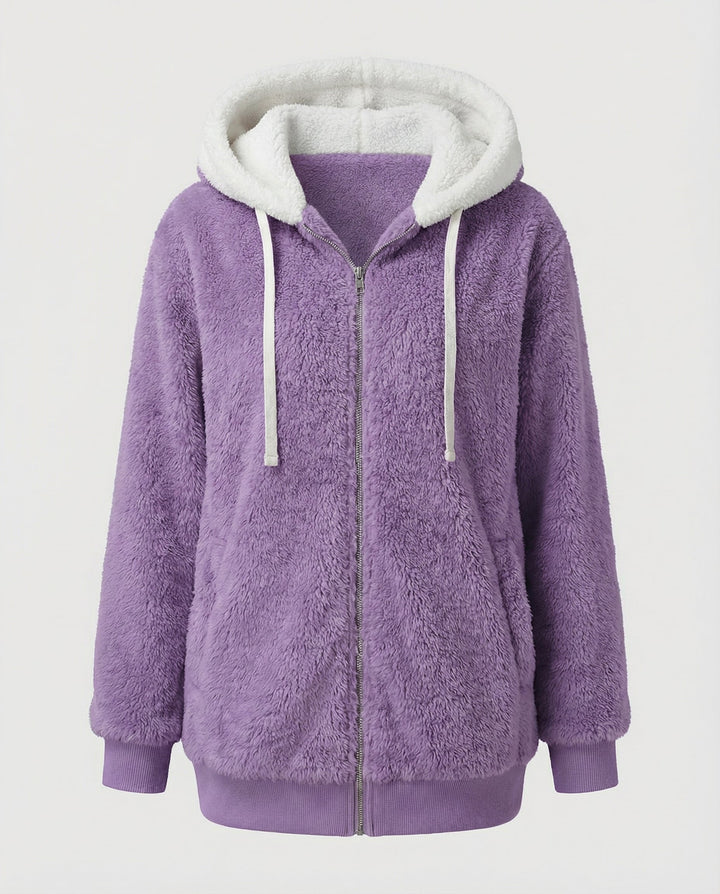 Übergroße Teddyjacke Damen | Drune