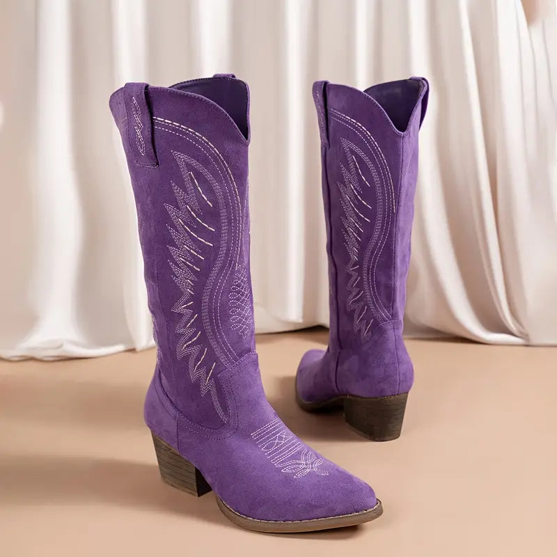 Drune | Elegante Gestickte Cowboystiefel