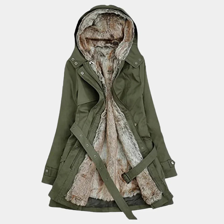 Drune | Elegante Damen Parka mit Pelzfutter