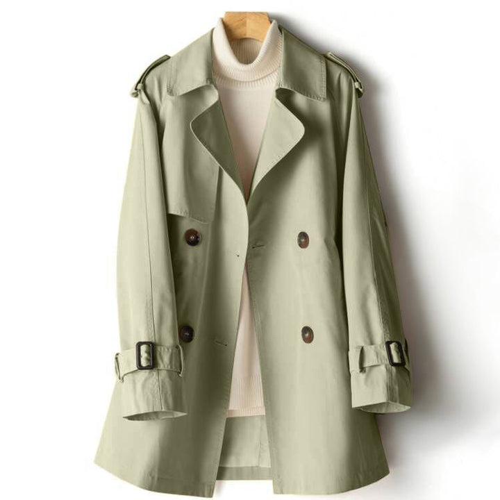 Drune | stilvoller Revers-Trenchcoat