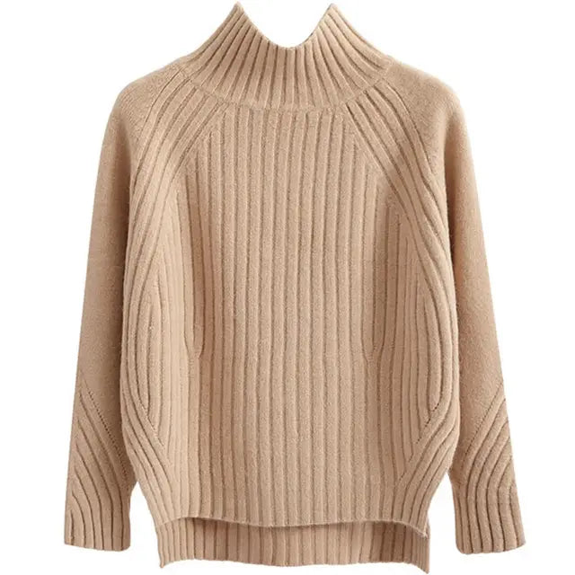Drune | Pullover - Premium Rippstrick Rollkragenpullover