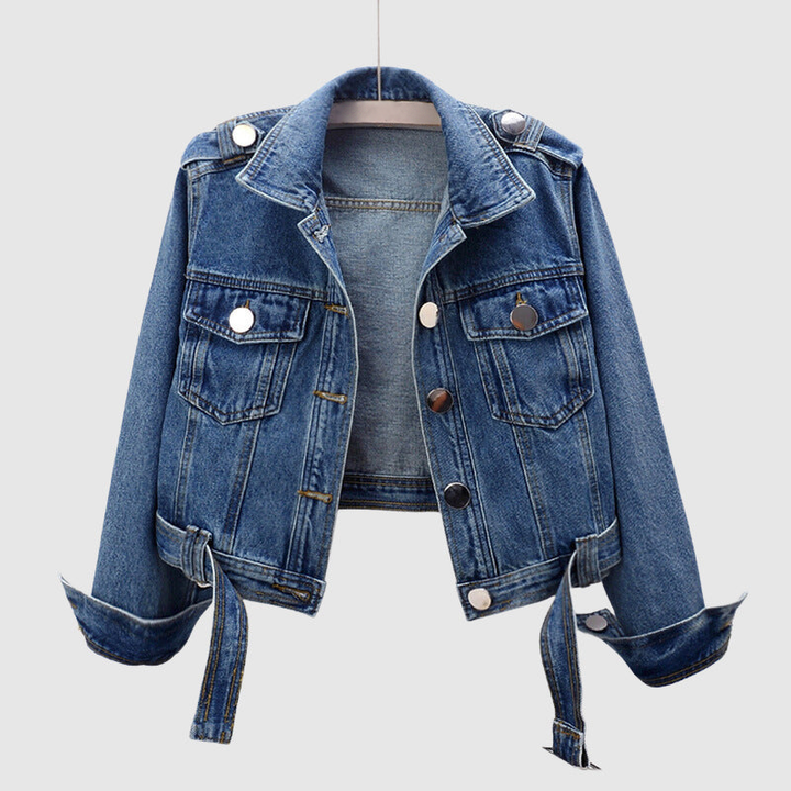 Drune | Stylische Kurze Jeansjacke