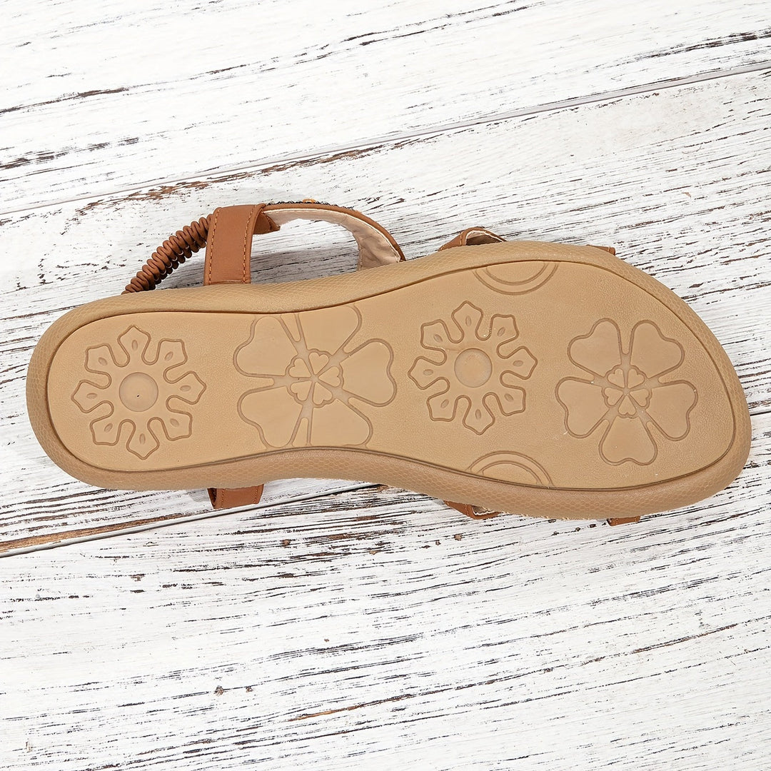 Drune | Boho Sandalen Mit Strass Und Ethnischen Details