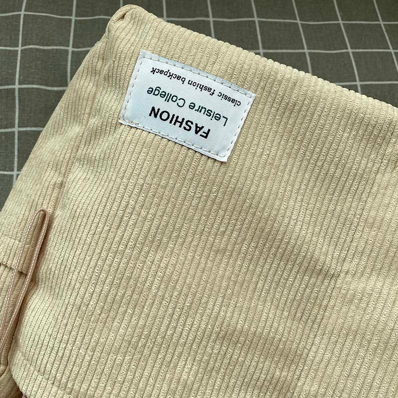 Drune | Weite Corduroy Schultertasche