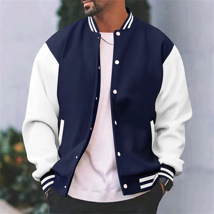 Drune | Stylische und klassische Bomberjacke mit Druckknöpfen für Herren