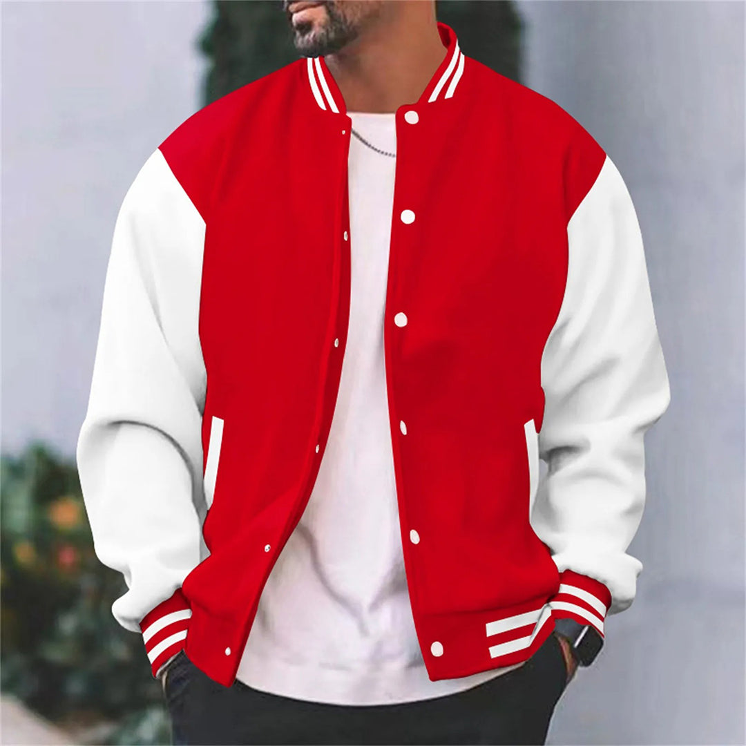Drune | Stylische und klassische Bomberjacke mit Druckknöpfen für Herren