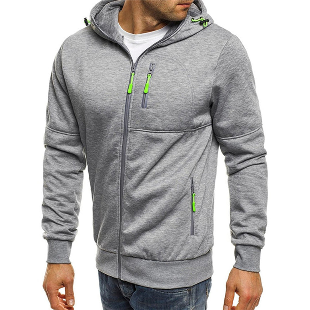 Drune | Herren Kapuzenpullover mit Kapuze und Reißverschluss