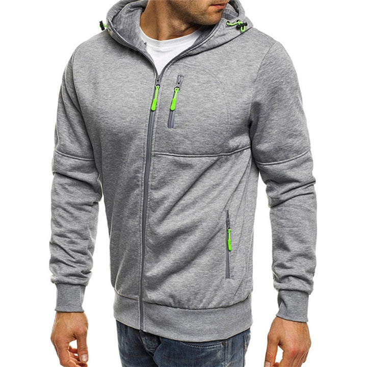 Drune | Herren Kapuzenpullover mit Kapuze und Reißverschluss