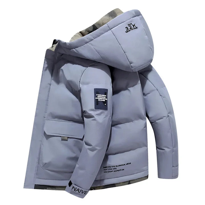 Drune | Wattierte Jacke mit Kapuze