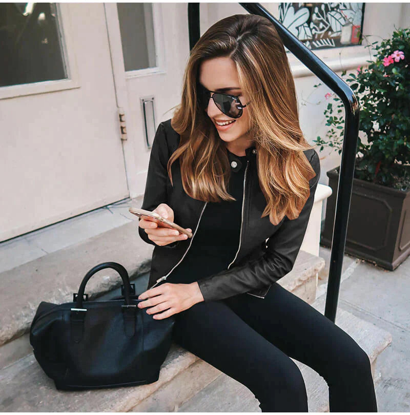Drune | Stilvolle Lederjacke für Frauen