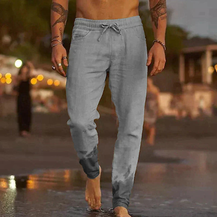 Drune | Lässige Leinenhose Für Herren