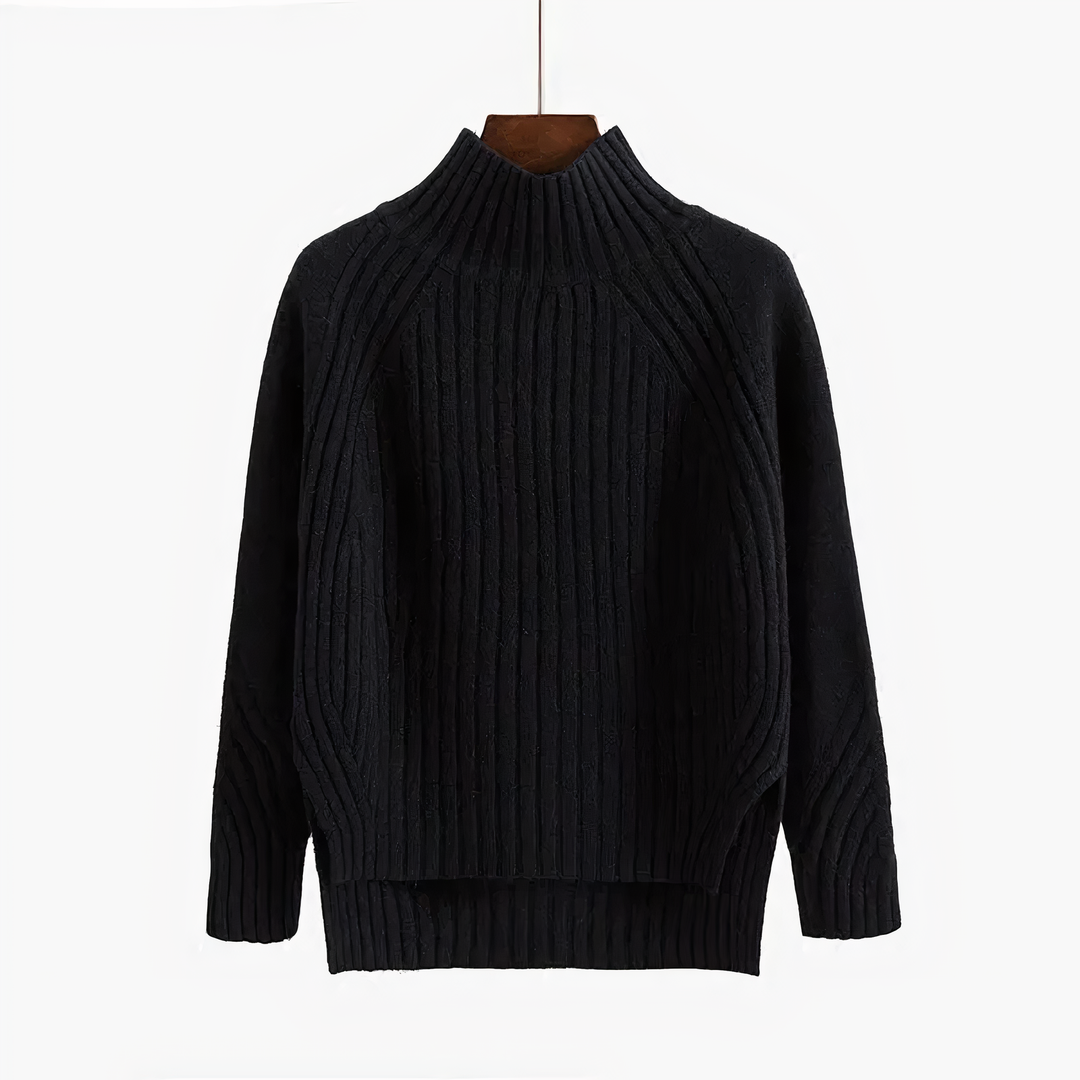 Drune | R halsausschnitt Gemütlicher Strickpullover für Frauen