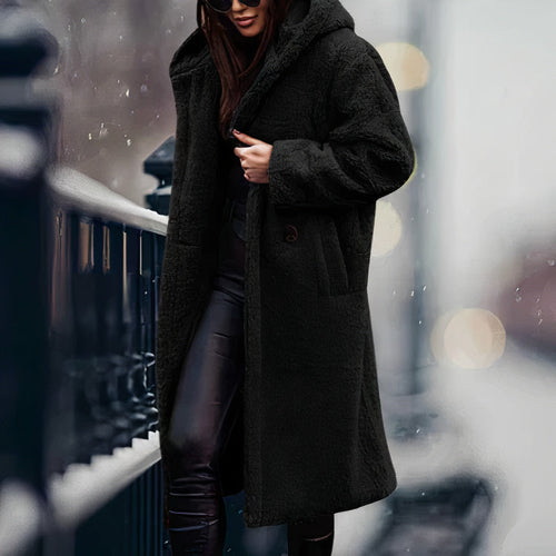 Drune | Warme Damen-Winterjacke aus Plüsch