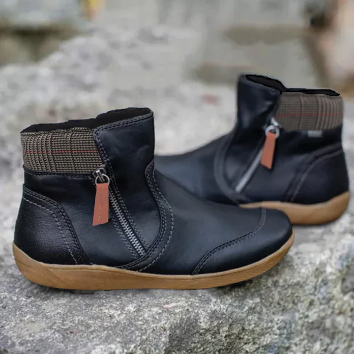 Drune | Kunstfell Stiefeletten