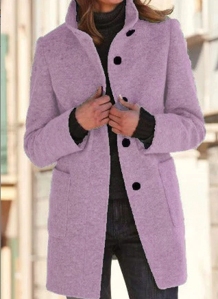 Drune | Woll-Look Wintermantel