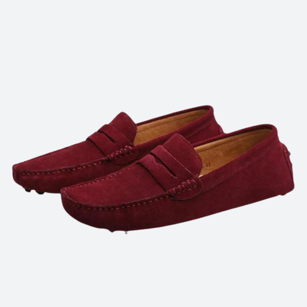 DruneElegante und Leichte Wildleder Loafers