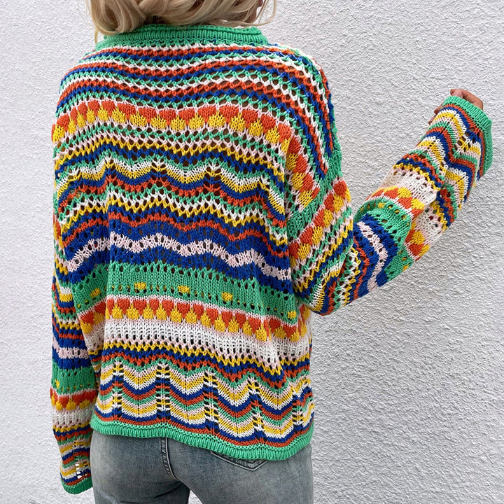 Drune | Farbiger Strickpullover