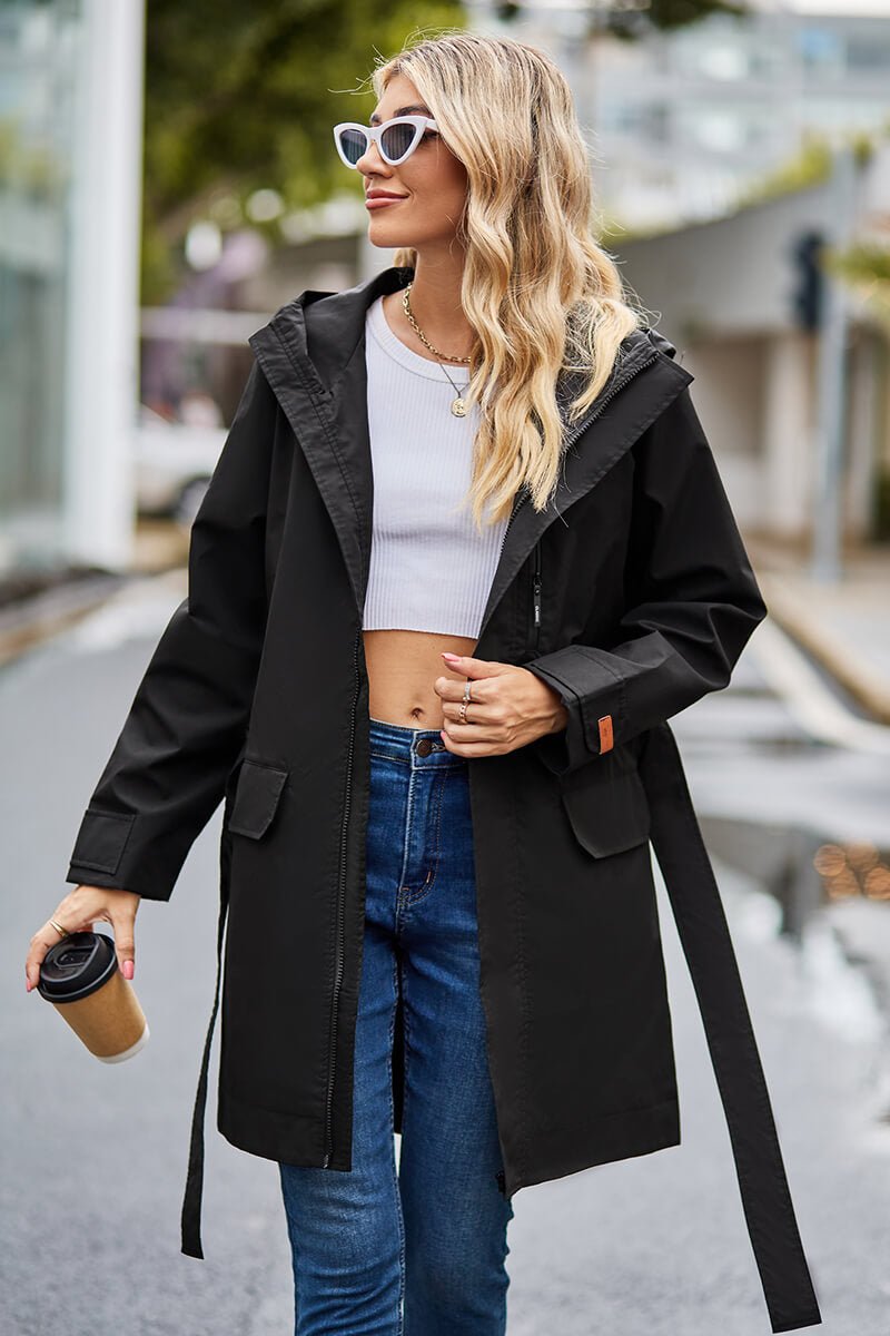 Drune | Trenchcoat - Wasserabweisende Beschichtung - Klassischer Schnitt - Alltags Eleganz