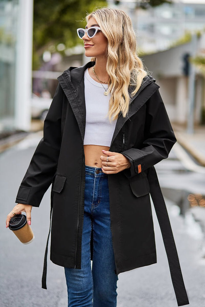 Drune | Trenchcoat - Wasserabweisende Beschichtung - Klassischer Schnitt - Alltags Eleganz