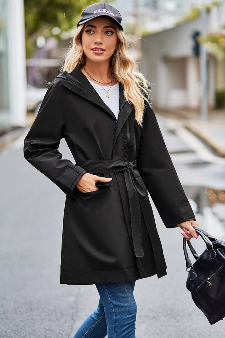 Drune | Trenchcoat - Wasserabweisende Beschichtung - Klassischer Schnitt - Alltags Eleganz