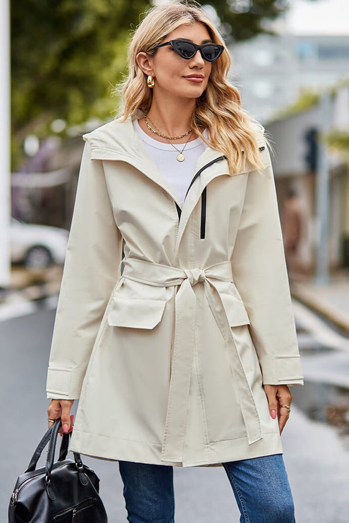 Drune | Trenchcoat - Wasserabweisende Beschichtung - Klassischer Schnitt - Alltags Eleganz