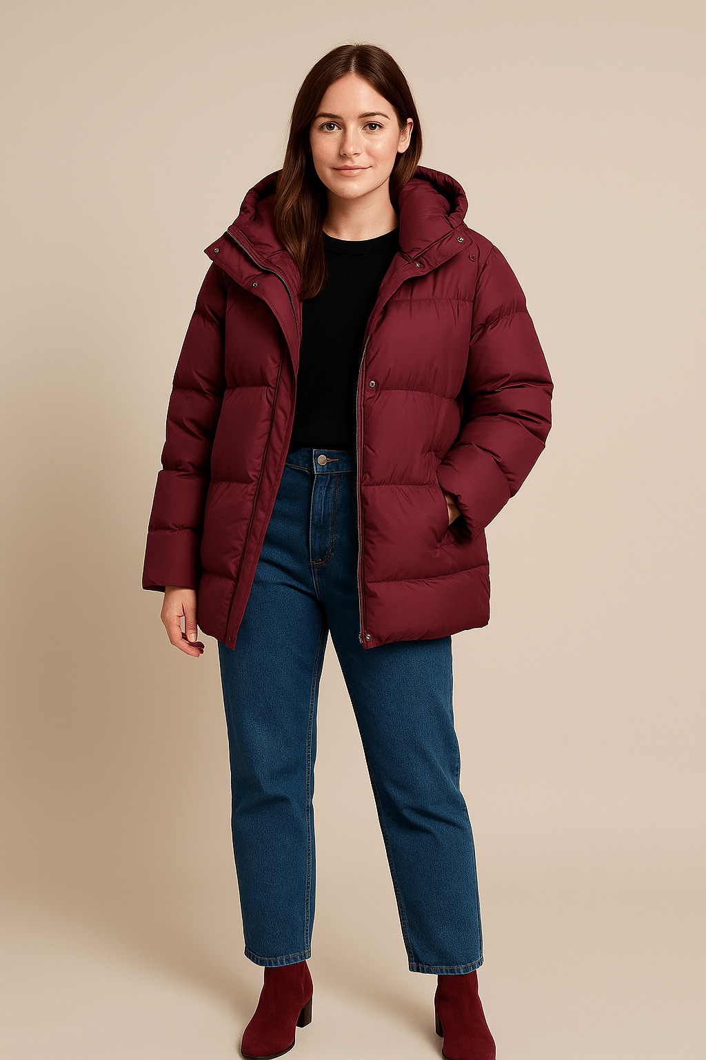 Drune | Bequeme Oversize-Daunenjacke