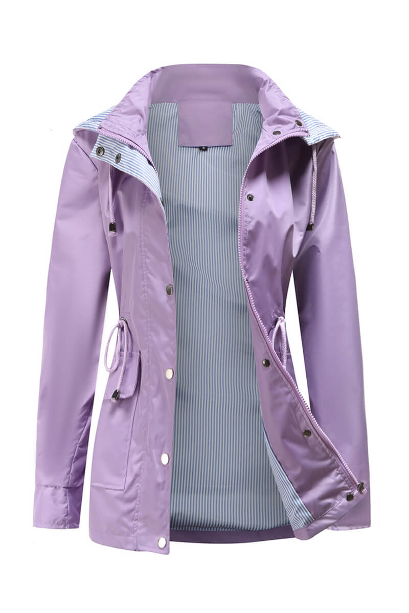 Drune | Kapuzen-Regenjacke - Leichtes Design - Alltäglicher Regenschutz