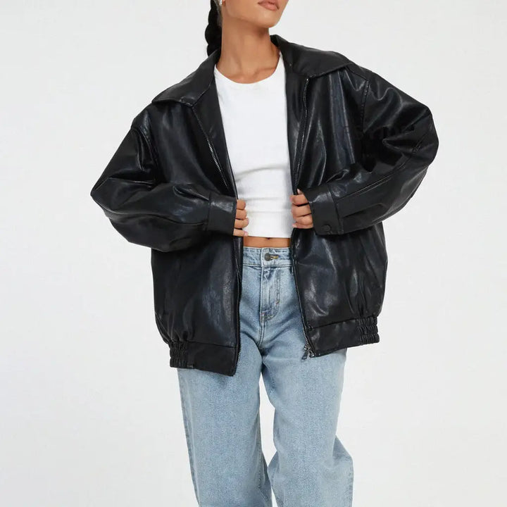 Drune | Elegante Lederjacke Damen