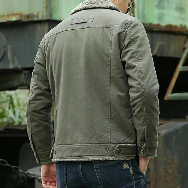 Drune | Knöpfe Kragen Sommerjacke Herren