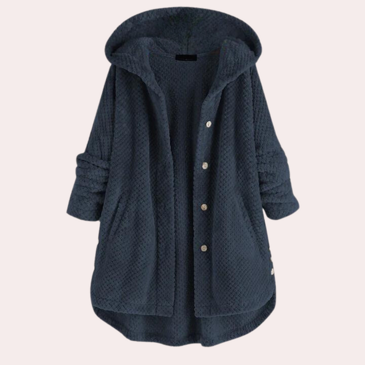 Drune | Bequeme Damen Kapuzenpulloverjacke