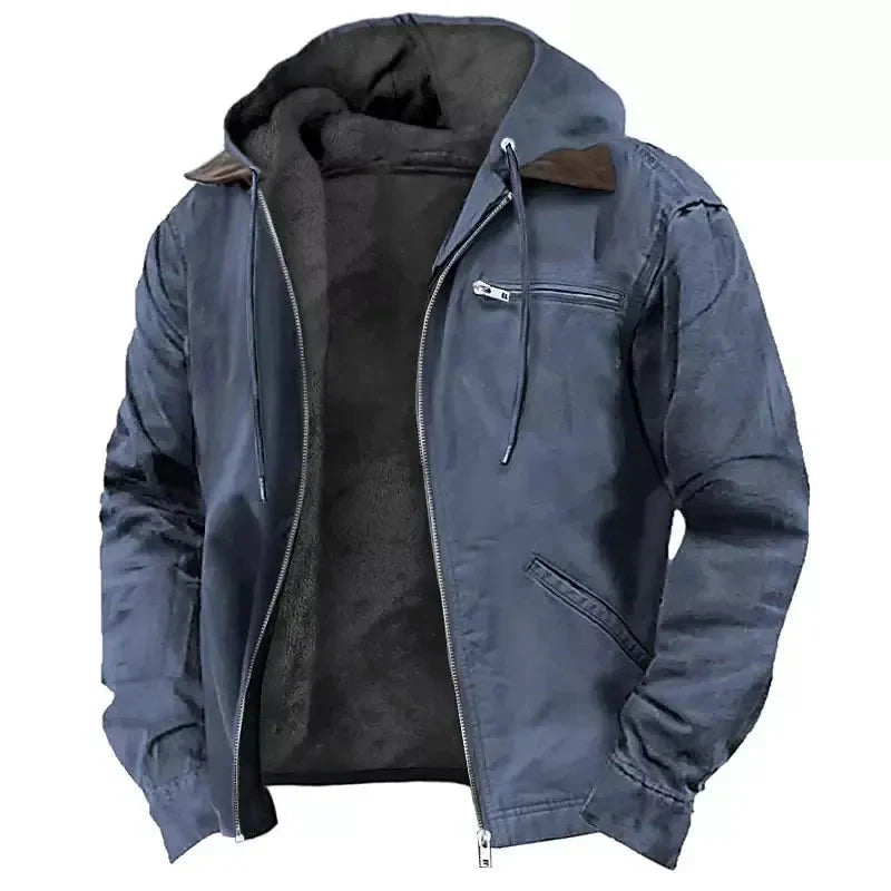 Drune | Herren Dicke Kapuzen Winterjacke