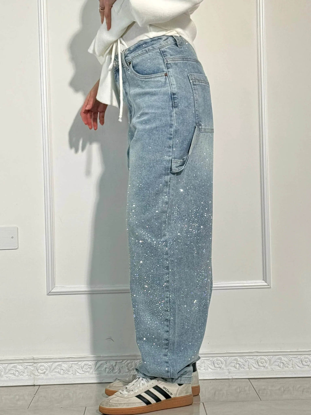 Damen Jeans mit Diamant-Optik & Klassischem Schnitt | Drune