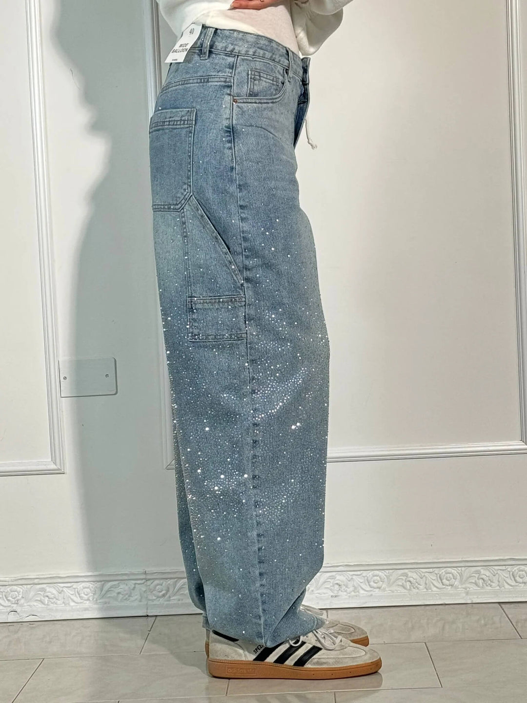 Damen Jeans mit Diamant-Optik & Klassischem Schnitt | Drune