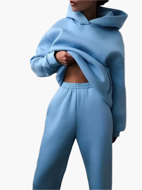 Drune | Kapuzenpullover & Jogginghose Set - Winter Freizeitanzug, Lässiges Lounge Outfit