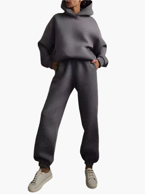 Drune | Kapuzenpullover & Jogginghose Set - Winter Freizeitanzug, Lässiges Lounge Outfit