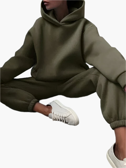 Drune | Kapuzenpullover & Jogginghose Set - Winter Freizeitanzug, Lässiges Lounge Outfit