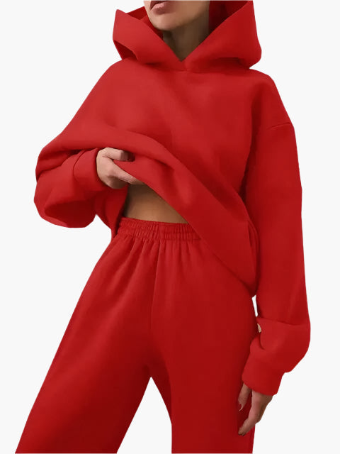 Drune | Kapuzenpullover & Jogginghose Set - Winter Freizeitanzug, Lässiges Lounge Outfit